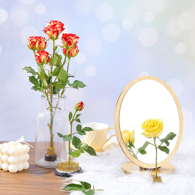 3 Pieces Flower Holder Floral Arranger Japanese Floral Pins Round Flower Arranger Floral Arrangement Holder for Flower Arrangement, Plant Fixation (Gold,0.91 Inch, 1.02 Inch, 2.36 Inch) Gold 0.91 Inch, 1.02 Inch, 2.36 Inch - NewNest Australia