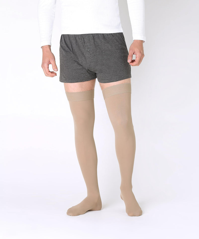 Graduated medical compression stockings (23-32 mmHg, 120 Den, Class 2) for women and men - Support stockings - Medical Compression Stockings Beige Size 2 - Short: A - Look at the third picture - NewNest Australia
