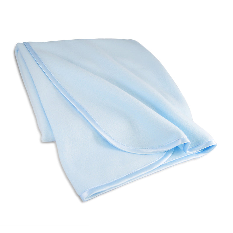 American Baby Company Fleece Blanket, Blue, 30 x 30, for Boys and Girls 30" x 30" - NewNest Australia