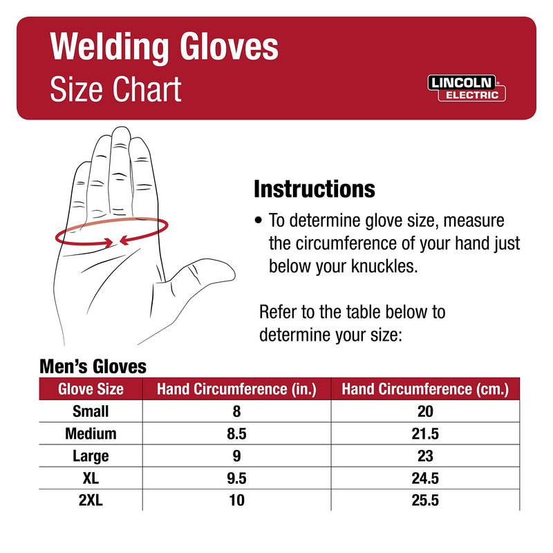 Lincoln Electric DynaMIG Traditional MIG Welding Gloves | Top Grain Leather | Large | K3805-L - NewNest Australia