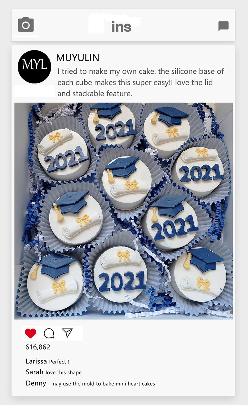 2 Pack Graduation Silicone Chocolate Molds, Doctoral Cap Fondant Mould, Grad School Owl Diploma Molds for 2022 Graduation Celebration Cake Decoration, Cupcake Candy Sugarcraft Resin Clay - NewNest Australia