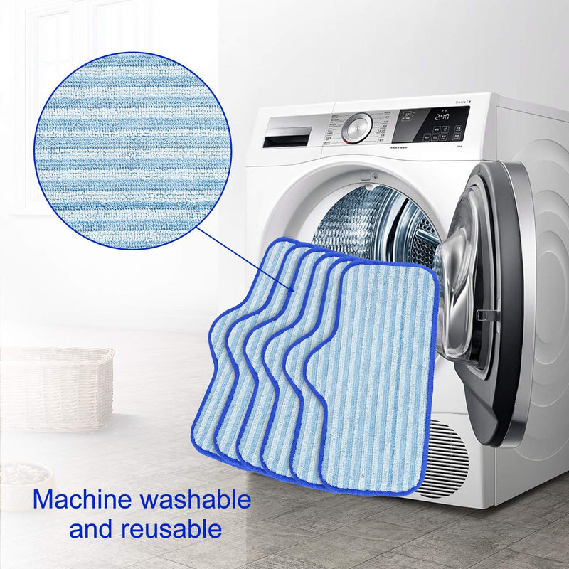 LINNIW 6 Pack Microfiber Pads Compatible with Dupray Neat Steam Cleaner，Durable, Reusable and Machine Washable - NewNest Australia