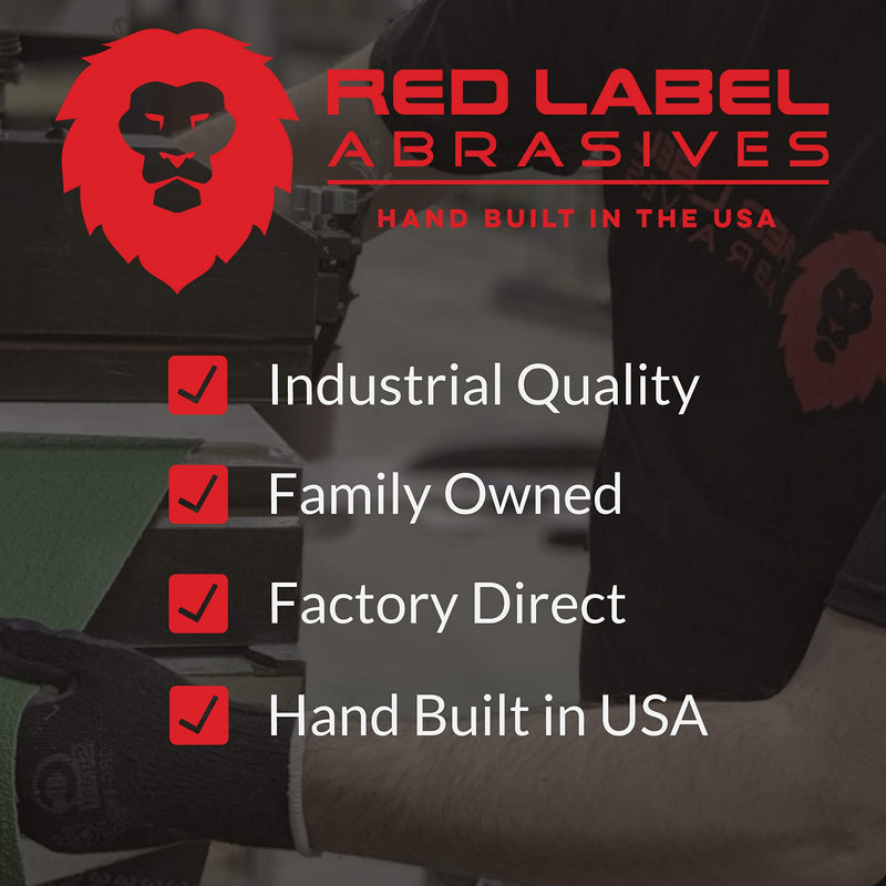 Red Label Abrasives 1 x 30 Inch Knife Sharpening Sanding Belts - 1000, 1200, 1500, 5000 Grits - 4 Pack Assortment Ultra Fine Grits - 4 PK - NewNest Australia