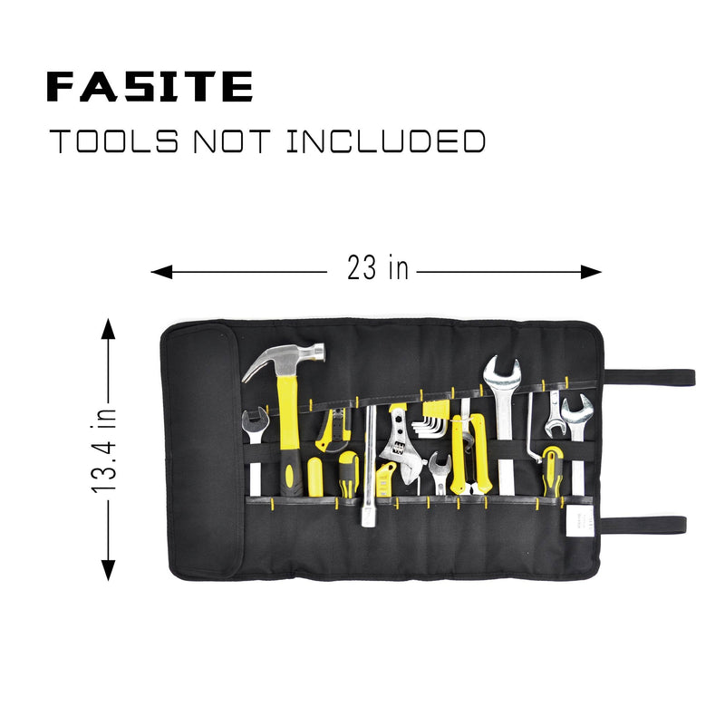 FASITE PTN028B 35- Pockets Socket Tool Roll Pouch Small Tool Bag, Blue - NewNest Australia