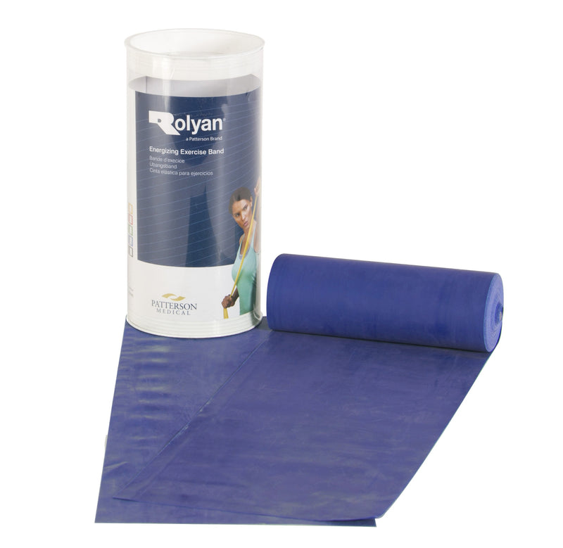 Rolyan Energising Exercise Bands Latex Free , 5 m , Blue Extra Heavy , Elastic Band For Upper Body , Lower Body , & Core Exercise , Physical Therapy , Pilates , Home Workouts , & Rehab , Fitness Band - NewNest Australia