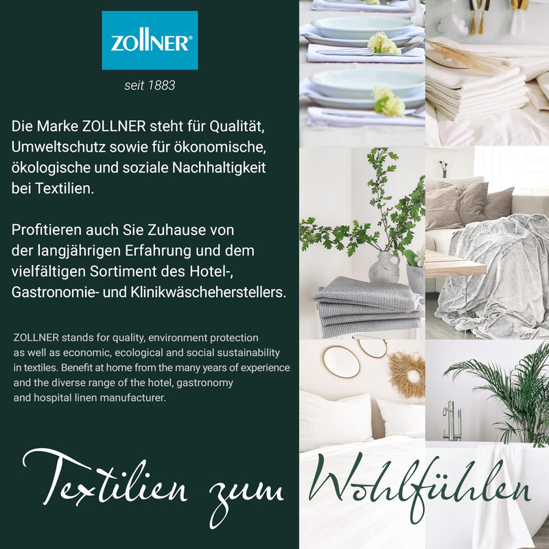 ZOLLNER grain pillow large - microwave-safe heat pillow - against tension in the neck and shoulders or colic - natural wheat grains - removable, washable cover - 20x53 cm 20 x 53 cm natural - NewNest Australia