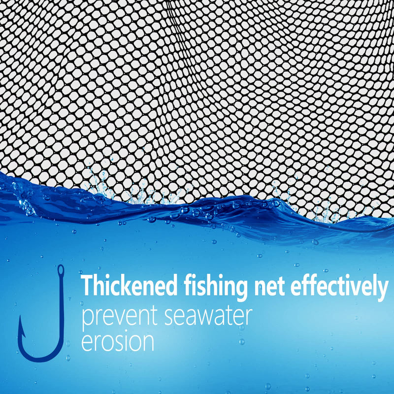 SAN LIKE Fishing Net Fish Landing Nets Collapsible Telescopic Sturdy Pole Handle for Saltwater Freshwater Extending to 36/43/71/98inches 49inch-Black - NewNest Australia