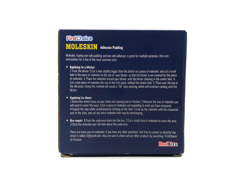 RadBizz Extra Durable Moleskin - 2" x 5 Yards - NewNest Australia