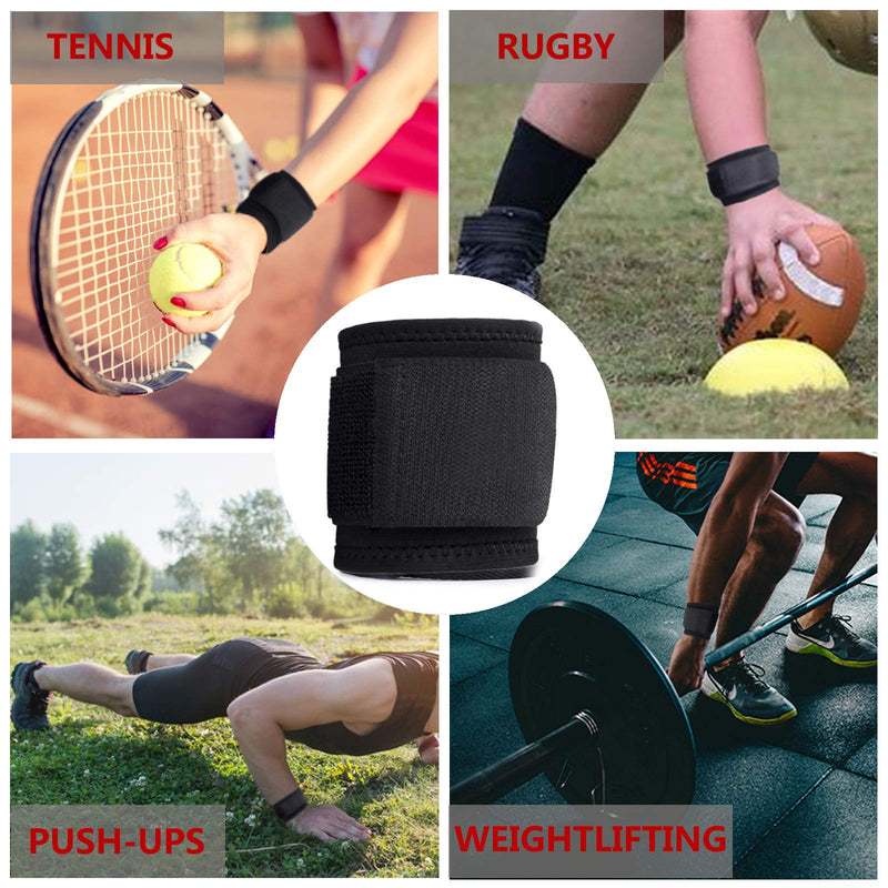 Wrist Brace, 2 PACK Wrist Wraps for Carpal Tunnel for women and men. Wrist Straps for Weightlifting, Working Out and Pain Relief. Flexible, Highly Elastic, Adjustable, Comfortable and Multi-Functional Starry sky black One Size - NewNest Australia