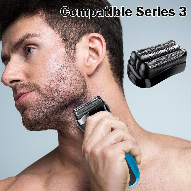 Series 3 shaving head, shaving head series 3 razor men's electric shaver replacement shaving part shaving head replacement part 32B suitable for 3 Series 300S/301S/310S/3020S/3030S - NewNest Australia