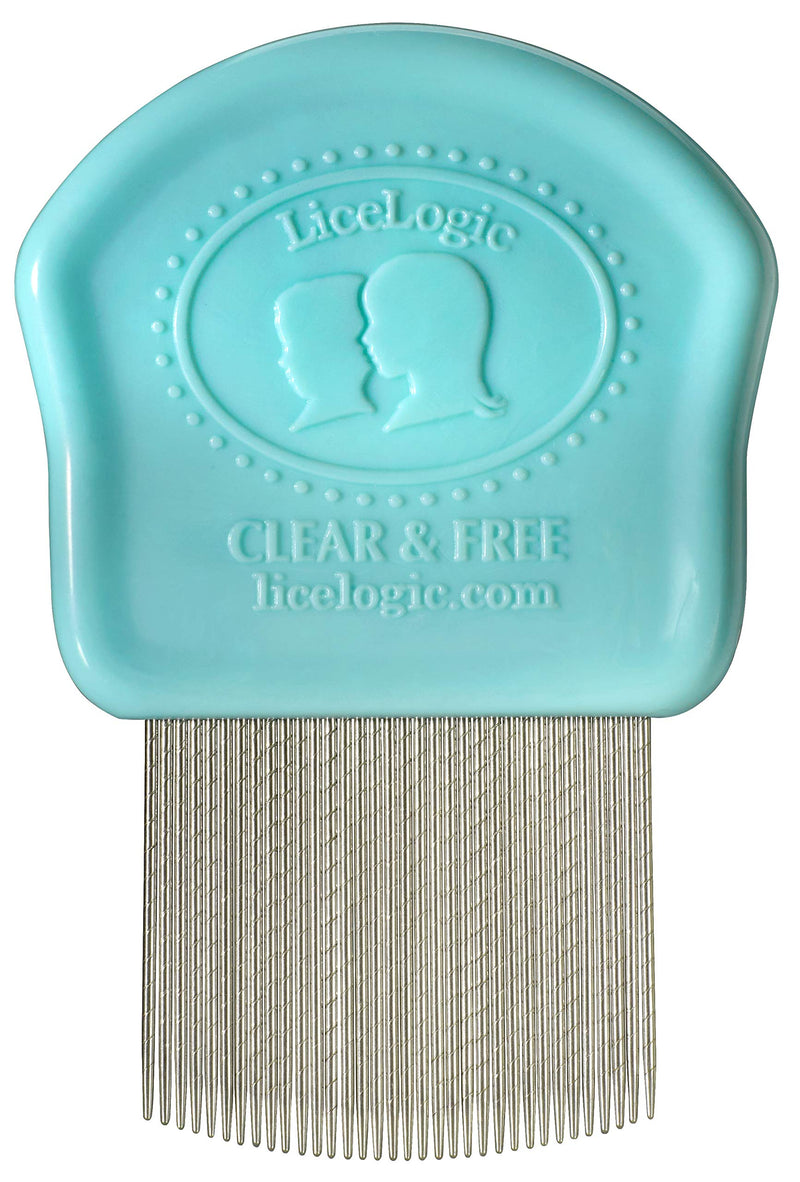 LiceLogic Eliminator Lice Comb/Nit Comb With Professional Grade Stainless Steel Metal Teeth With No Slip Grip Handle is Durable, Strong, Effective, and Reusable 1 Count (Pack of 1) - NewNest Australia
