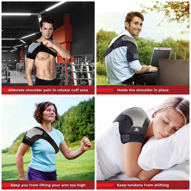Astorn Ac Joints & Tendonitis Shoulder Support For Pain Relief And Protection Against Injury, Single Shoulder Support For Rotator Cuff Support For Women And Men - NewNest Australia