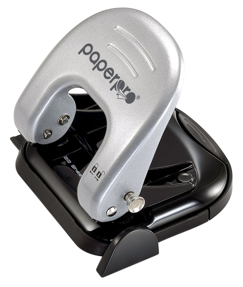 Bostitch Office EZ Squeeze Reduced Effort 2-Hole Punch, 20 Sheets, Locking Handle, Silver (2310) - NewNest Australia