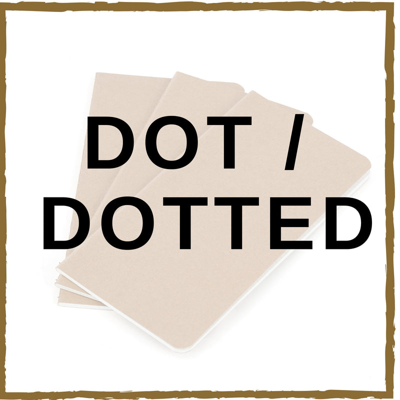 Wanderings A6 Dotted Travelers Notebook Inserts - Journal Inserts for A6 Travel Journal - Set of 3 Journal Refills For Leather Travel Journals, Memos, Writing, Diaries 10.5x15cm, 4.1x5.8" (A6) - NewNest Australia