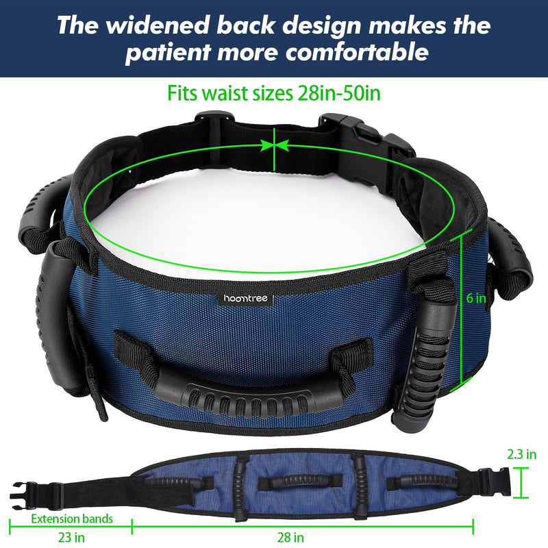 Gait Belt Transfer Belts with Padding Handle,Transfer Belts for Lifting Seniors with One-Click Buckle,Medical Nursing Gait Belt for Patient Assist - Pediatric, Elderly, Handicap, Physical Therapy - NewNest Australia