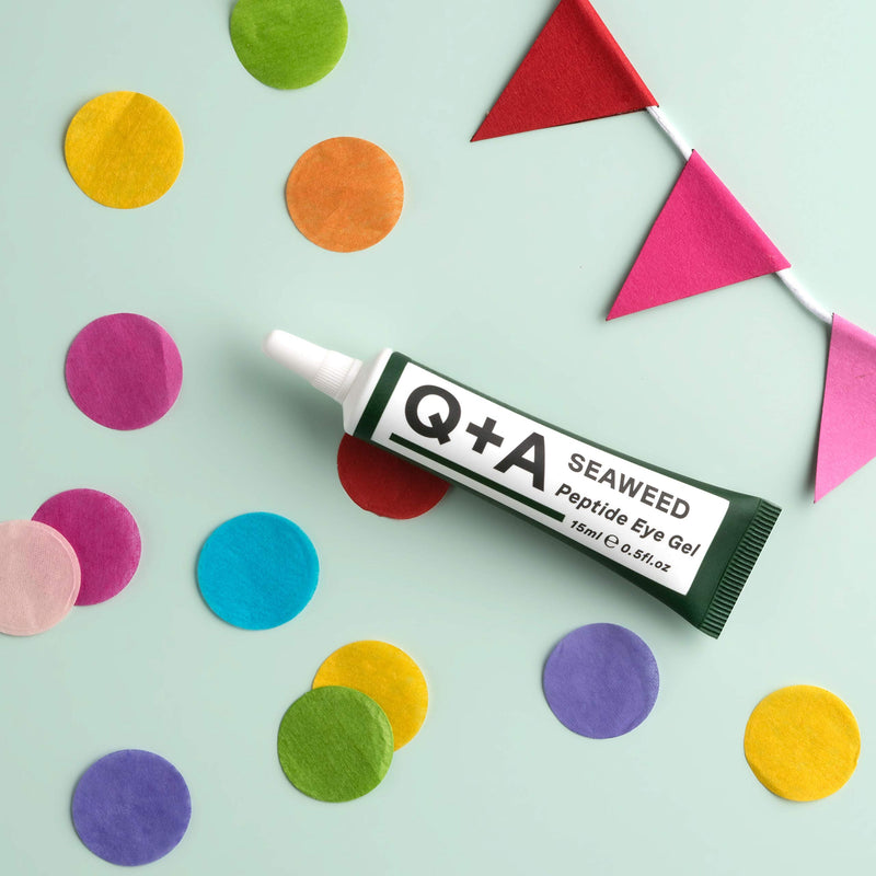 Q+A Seaweed Peptide Eye Gel, leaves your Under-eye area Firm, Bright and Healthy Looking (15ml) - NewNest Australia