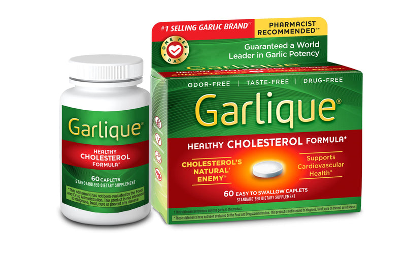 Garlique Caplets 60 Tablets (60 Count (Pack of 1)) 60 Count (Pack of 1) - NewNest Australia