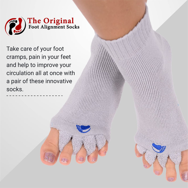 Original foot alignment socks green/black Happy Feet L - NewNest Australia