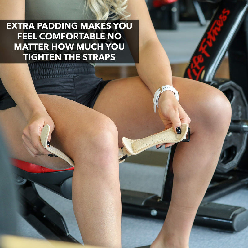 Patella Knee Strap Support Stabilizer & Plus Size Jumpers Knee Band - Patella Tendon Strap for Osgood Schlatter, Running, Patellar Tendonitis, Meniscus Tear, Women, Men, Youth Nude Beige (Single) Plus Size (2XL/3XL/4XL/5XL/6XL) - NewNest Australia