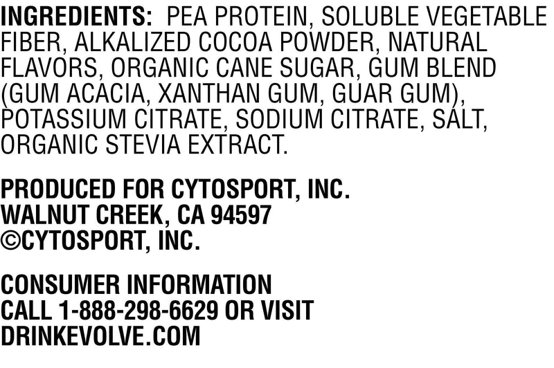 Evolve Plant Based Protein Powder, Double Chocolate, 20g Vegan Protein, Dairy Free, No Artificial Flavors, Non-GMO, 3g Fiber, 1 Pound (Packaging May Vary) 1 Pound (Pack of 1) - NewNest Australia