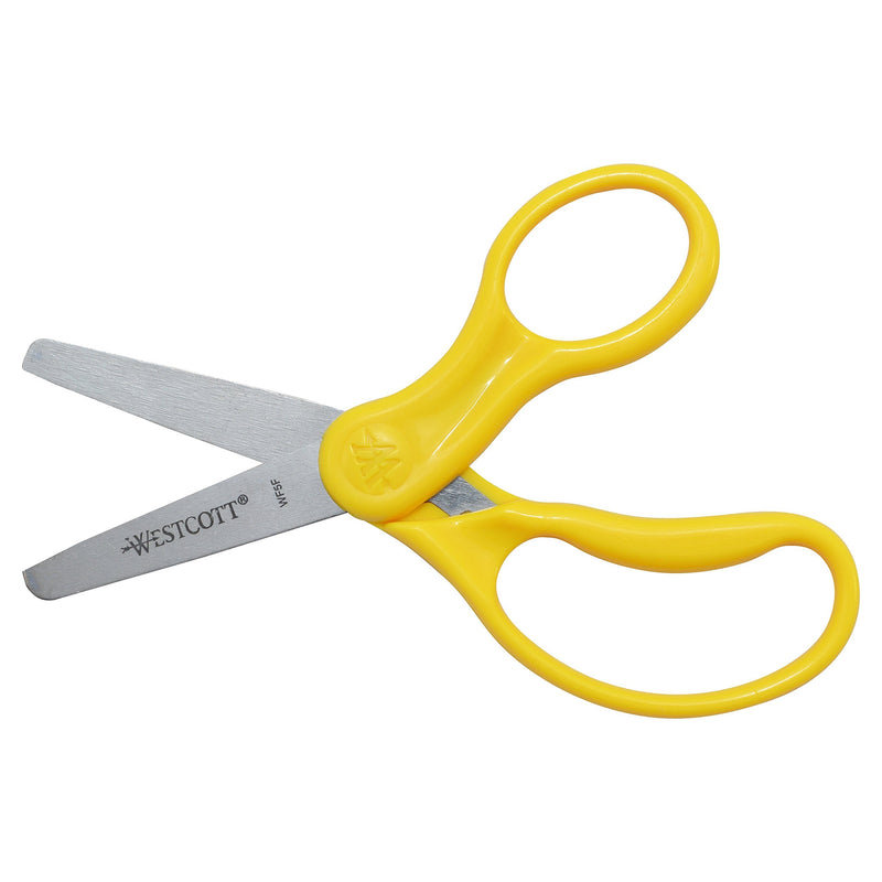 Westcott Right- & Left-Handed Scissors For Kids, 5’’ Blunt Safety Scissors, Assorted, 12 Pack (13140) - NewNest Australia