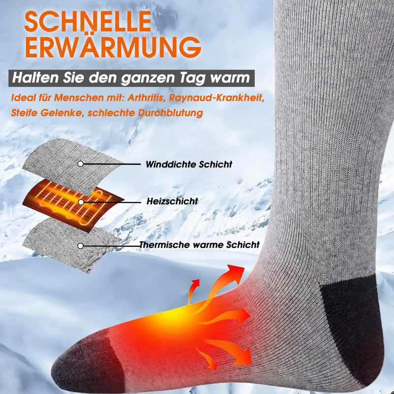 Svpro Rechargeable Electric Heated Socks, Battery-Operated, Comfortable Thermal Socks, Cold Protection, Sports, Outdoor, Camping, Hiking, Warm Winter Socks For Men And Women - NewNest Australia