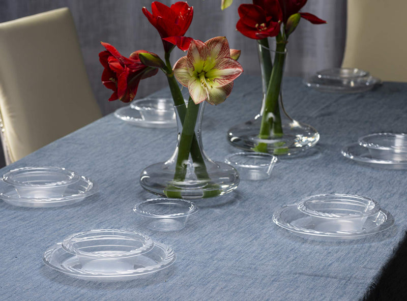 Plasticpro 18 ounce Premium Crystal Clear Disposable Plastic Party Bowls Pack of 20 18 Ounce Bowls - NewNest Australia