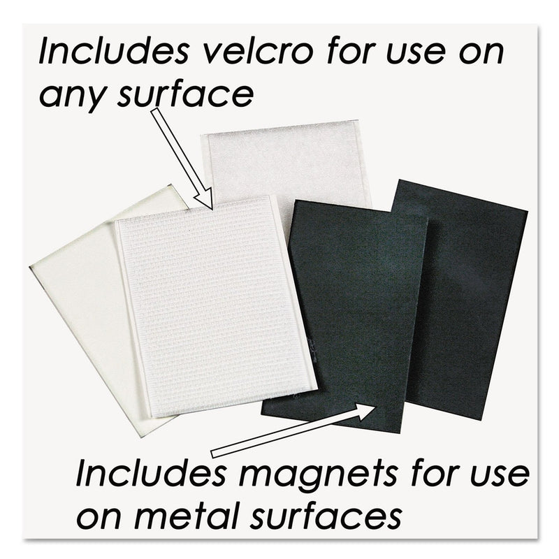 Nudell Cubicle Sign Holder, Clear, 11" x 8.5" x 11.5" - NewNest Australia
