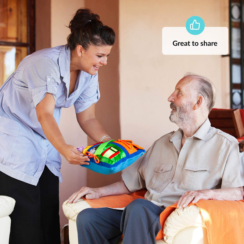 Nest Cushion For Dementia Sicks, Includes Cushion Filling, Activity For Seniors, Seniors Activity, Dementia Activity Hands, For Alzheimer, Dementia, Asperger, Autism - NewNest Australia