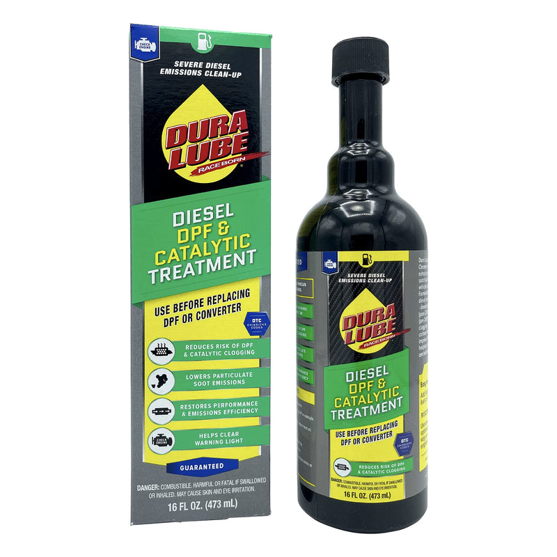 DURA LUBE Diesel DPF and Catalytic Treatment, Cleans Diesel Particulate Filter and Catalytic Converter, 16-Ounce,Black Labeled Bottle,HL-402509-06 - NewNest Australia