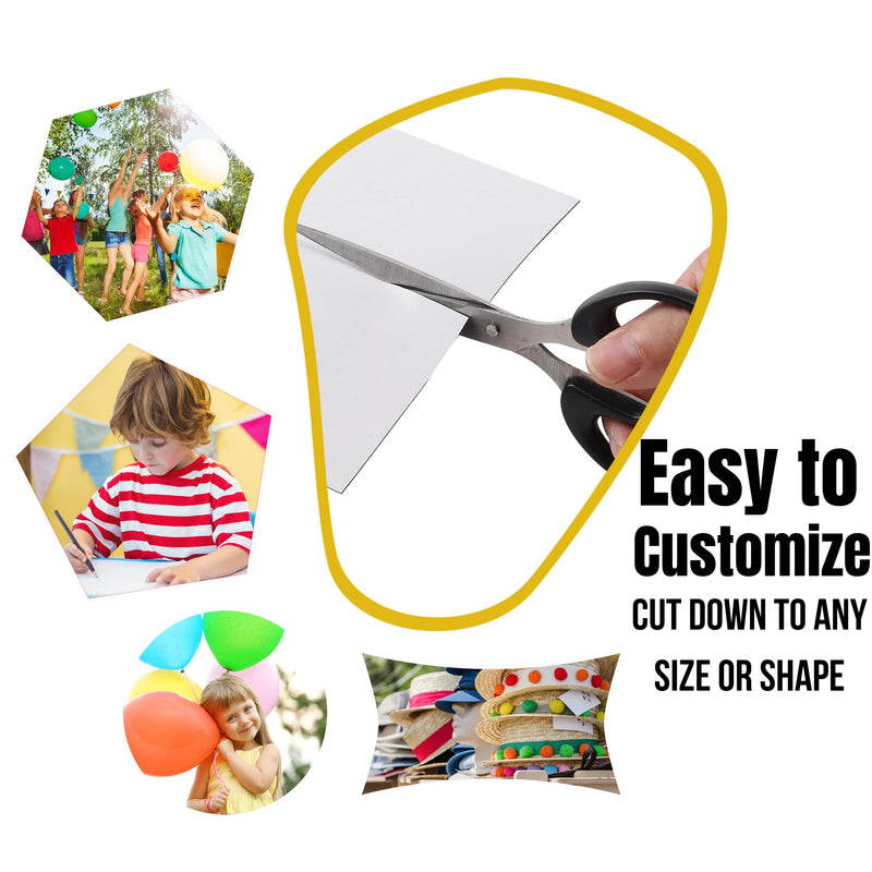 Mr. Pen- Adhesive Magnetic Sheets, 4" x 6", 10 Pack, Magnetic Sheets with Adhesive Backing, Magnetic Sheets, Flexible Magnetic Sheet, Picture Magnets, Cuttable Magnetic Sheets. - NewNest Australia