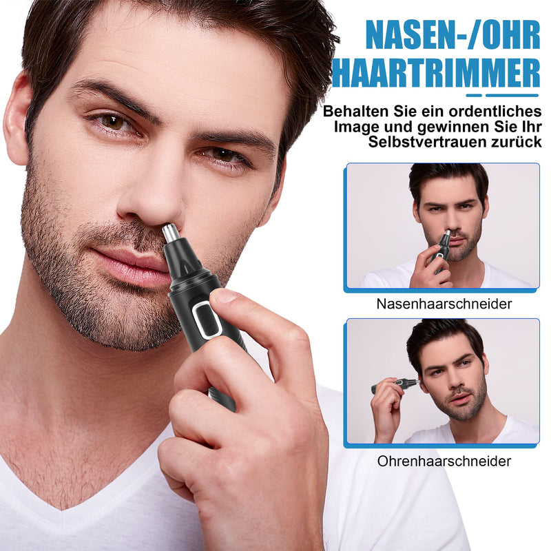 Nose Hair Trimmer Nose Hair Trimmer Ear Hair Trimmer, Nose and Ear Hair Trimmer, Eyebrow Lip Hair Painless Epilator, IPX7 Washable Facial Hair Remover for Men and Women - NewNest Australia