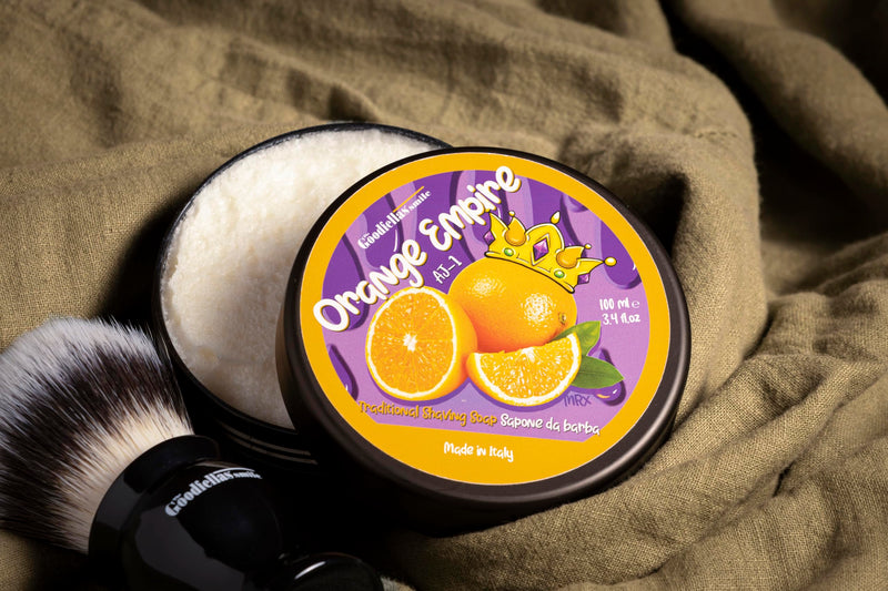 The Goodfellas' smile Orange Empire Shaving Soap AJ-1 Formula, 100 ml 100 ml (pack of 1) - NewNest Australia