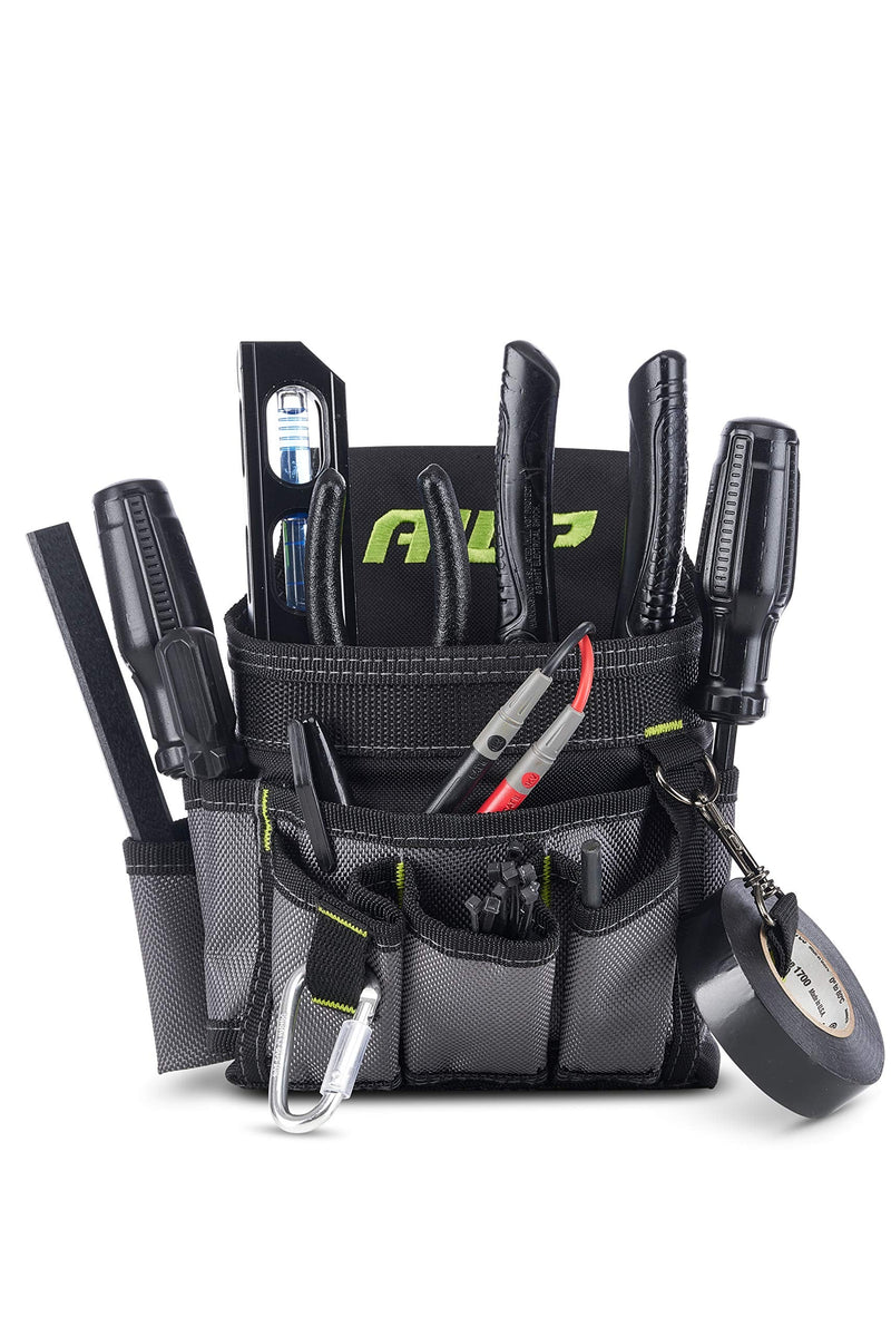 AWP Ballistic Nylon Electrician Tool Pouch | AWP Mini Electrician Tool Pouch | Black & Gray - NewNest Australia