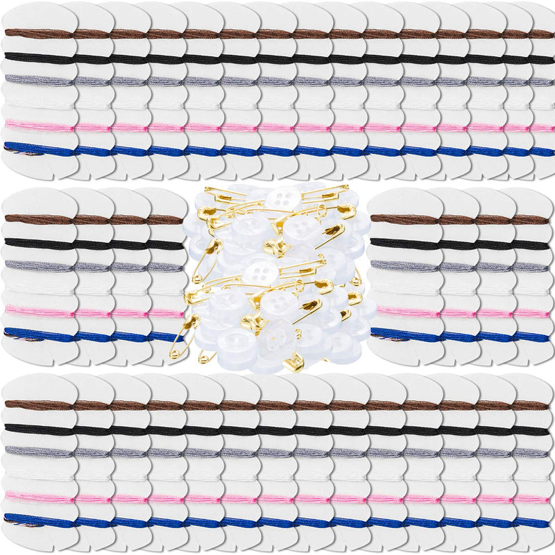 Tatuo 100 Sets Travel Sewing Kits Thread Repair Kit with Needles, Threads, Button, Pin for Hotel Amenities Necessities, 6 Different Colors - NewNest Australia