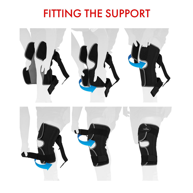 Vulkan Classic Knee Wrap For Support, Large X To Large, 40 To 50Cm, Knee Sleeve For Patella Support, Braces For Meniscus Tears, Acl Injuries And Knee Stability - NewNest Australia