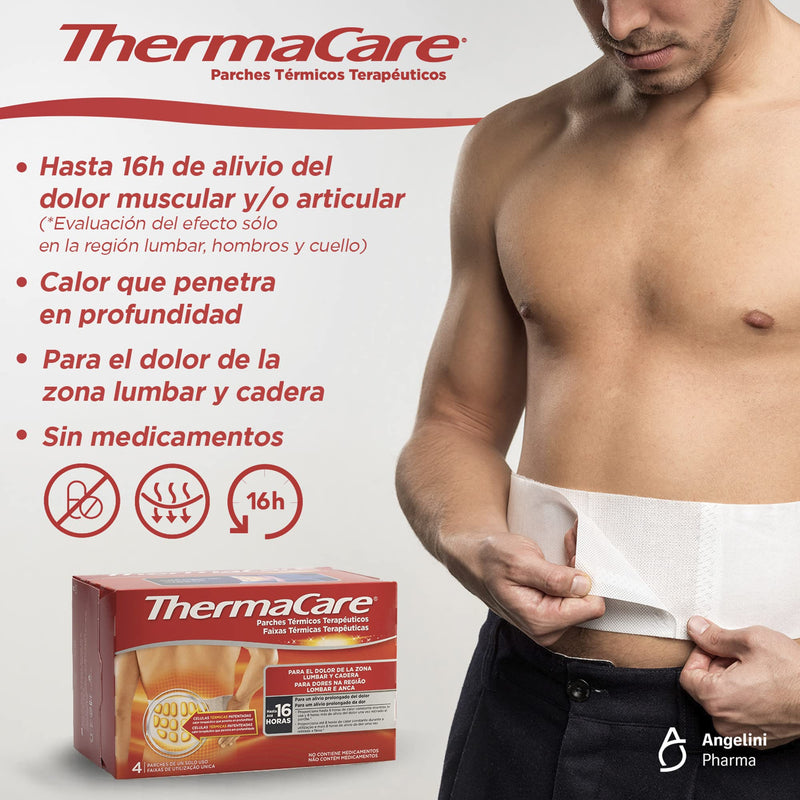 Thermacare Lumbar 4 Parches Ef Calor | NewNest Australia