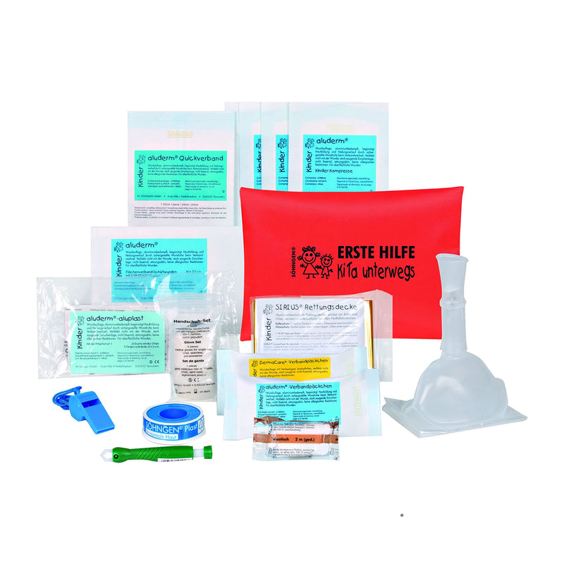 S√∂Hngen First Aid Kit, Kita On The Go (Bandage Kit With Filling, For Children/Toddlers, Dressings + First Aid Material In Small Sizes, Emergency Kit, Plaster, Takeaway Kit) - NewNest Australia