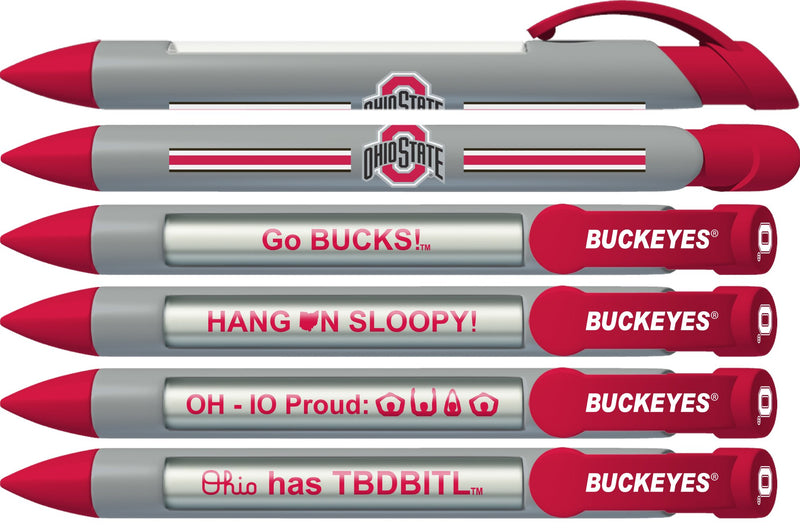 Greeting Pen Ohio State Buckeyes 5" X 8.25" Notebook / 2 Pen Set (1243M2) - NewNest Australia