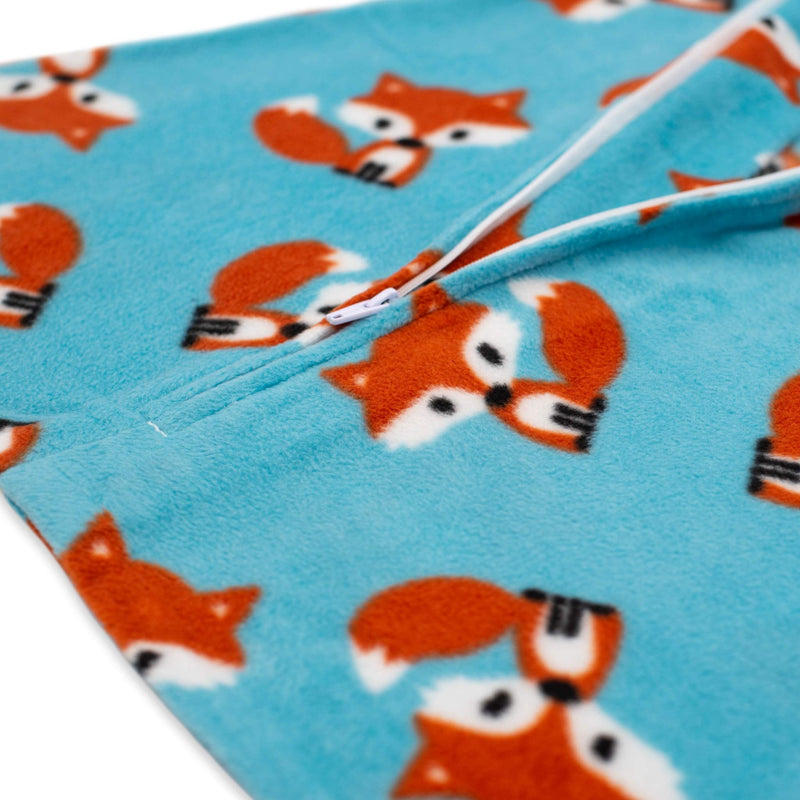 NewNest Australia - Friendly Fox Swaddle Transition Zipadee-Zip - Fleece Extra Large 2T-3T 