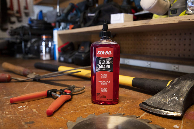 STA-BIL Blade Guard - Premium Blade Lubricant, Helps Maintain Blade Edge, Will Not Harm Plants, Protects Against Rust and Corrosion, Safe for Use On Gas and Electric Equipment, 12oz (22503) , Orange - NewNest Australia