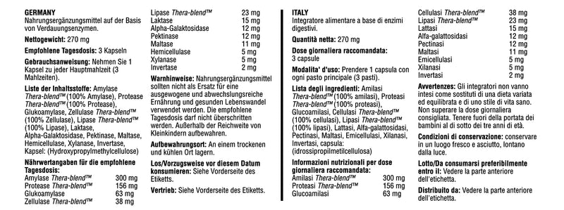 Enzymedica - Digest Fast Acting Enzyme Formula Reduces Gases And Bloating, Improves Nutrient Absorption And Energy, Gluten Free, Dairy Free, Vegetarian, 90 Capsules - NewNest Australia