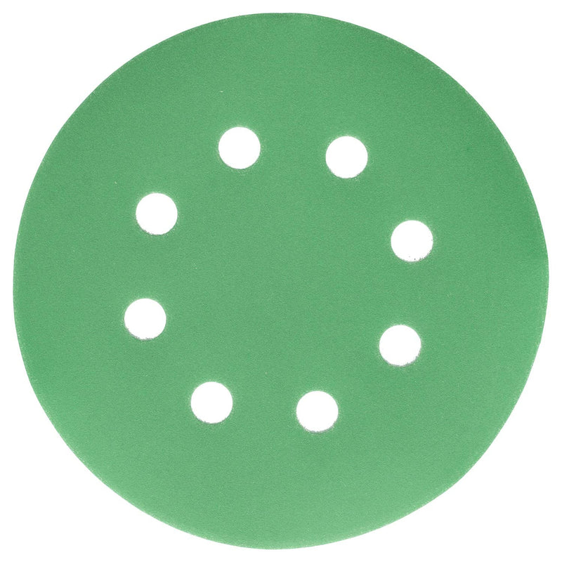 Dura-Gold Premium 3000 Grit 5" Green Film Sandpaper Discs, 8 Hole Pattern Dustless, 50 Discs - Hook & Loop Backing for Orbital DA Sander, Detailing Finishing Color Sanding Automotive Paint Woodworking 3000-Grit - Green Film - NewNest Australia