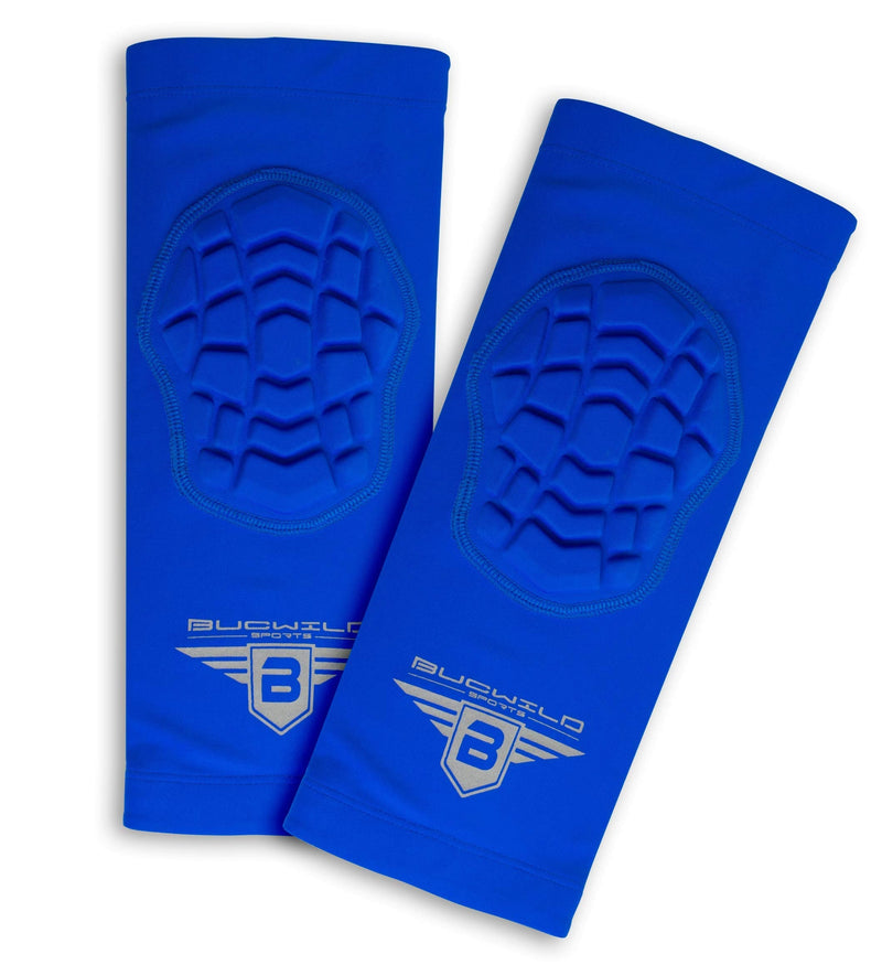 Bucwild Sports Compression Knee Pads for Basketball Volleyball Wrestling - Youth/Kids & Adult Sizes Royal Blue Medium - NewNest Australia