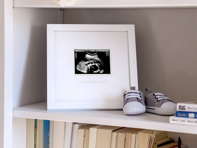 Pearhead Baby Coming Soon Sonogram Picture Frame, Pregnancy Keepsake Photo Frame, Gender-Neutral Baby Nursery Décor Coming Soon Frame - NewNest Australia