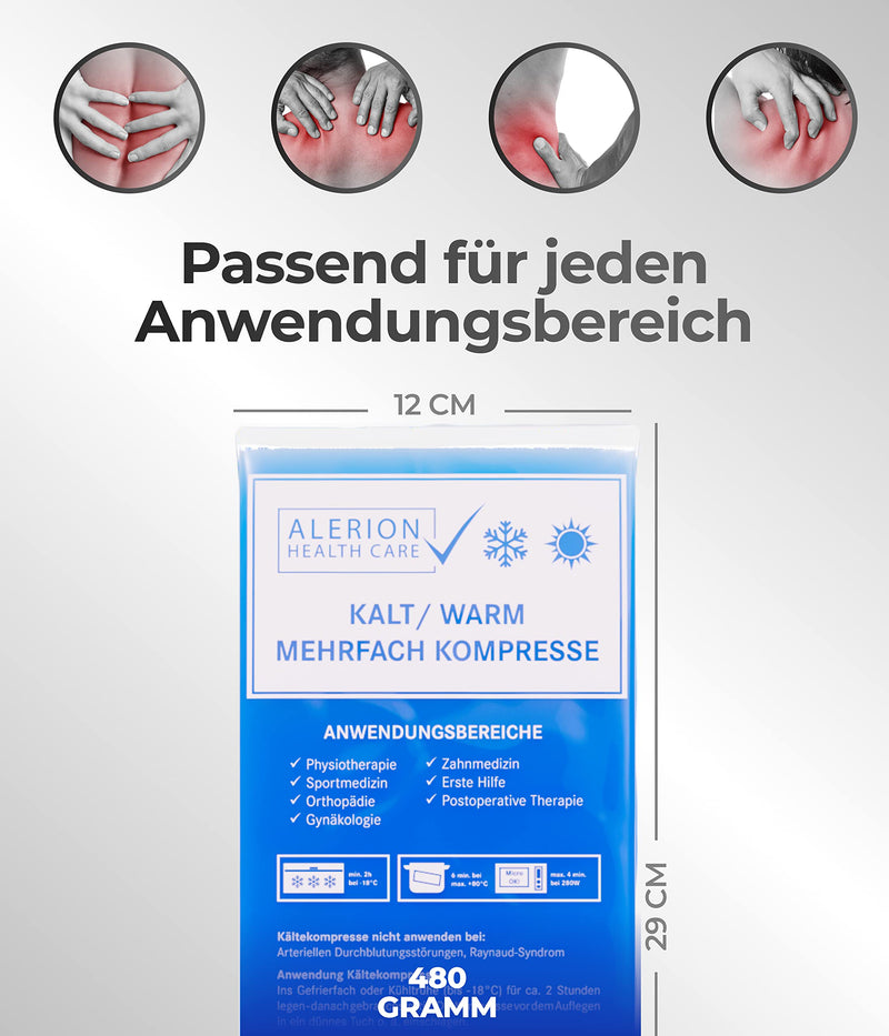 ALERION cooling pads for children &amp; Adults [3 pieces  12x29cm]  Cool pack with gel  Cool pack  Wisdom tooth cooling compress  Cold warm compress  Cooling pad Cooling bag  Made in Germany - NewNest Australia