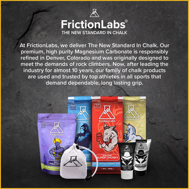 Friction Labs Quick Grip Secret Stuff Liquid Chalk for Athletes - Made in USA - Skin Friendly - Rock Climbing, Weightlifting, Gym, Tennis - Trusted by 100+ Pro Athletes - Best Workout Chalk - 75mL Original - With Alcohol - NewNest Australia