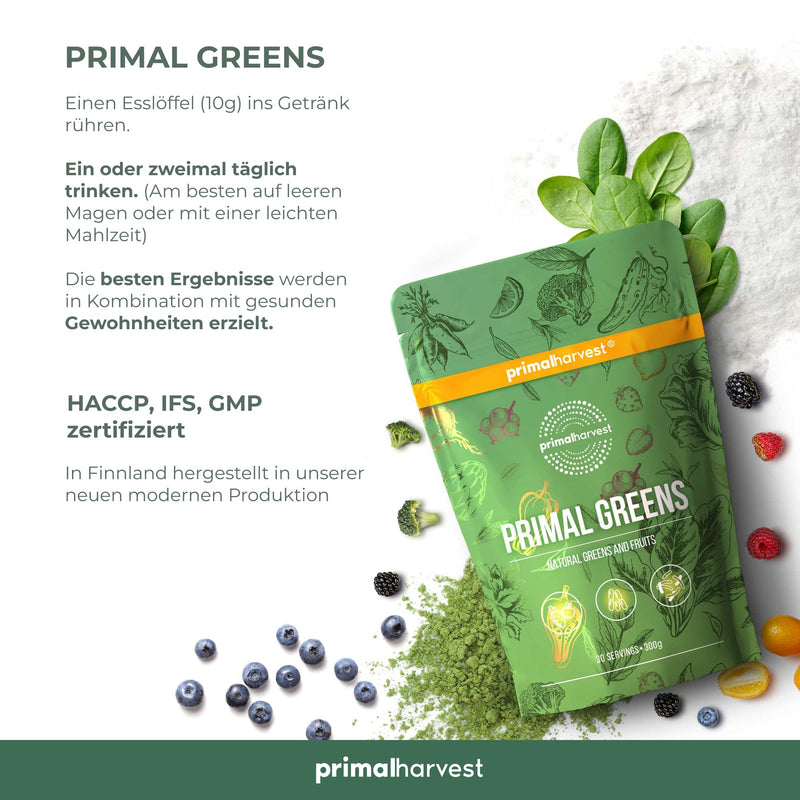 Primal Harvest® Primal Greens Powder (30 Servings) (Original) Original - NewNest Australia