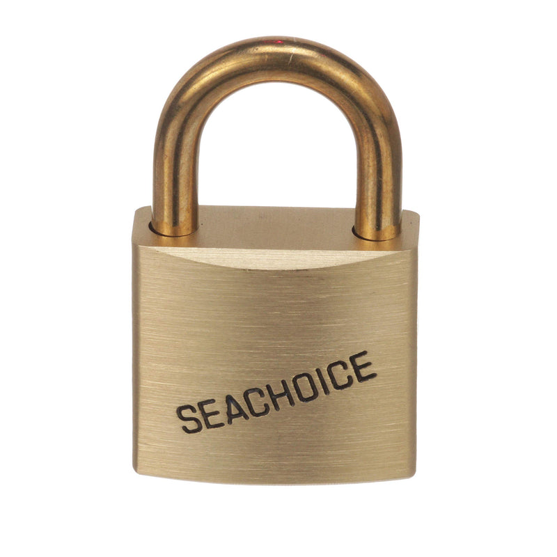 Seachoice 37211 Solid Brass Padlock with Engraved Seachoice Logo – Includes 2 Keys - NewNest Australia