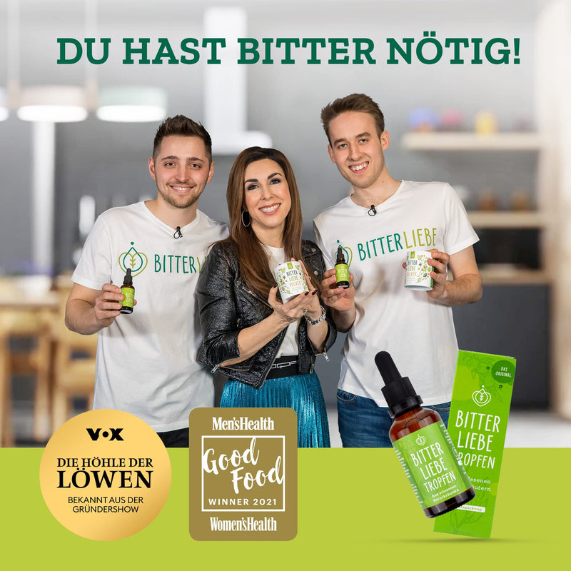 Bitterliebe 50 Ml, Contains Bitter Substances, Delicious Formula Inspired By Hildegard Von Bingen (Including Gentian Root, Ginger, Artichoke, Cardamom, Fennel). - NewNest Australia